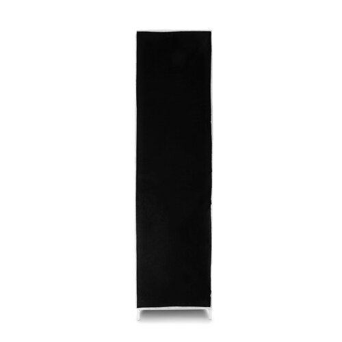 Closet Portátil Negro ,Ropero Armable De Tela 3 Puertas Para Ropa