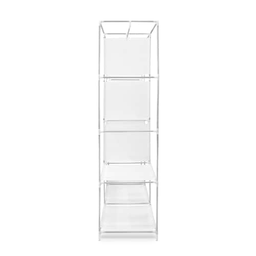 Closet Portátil Negro ,Ropero Armable De Tela 3 Puertas Para Ropa
