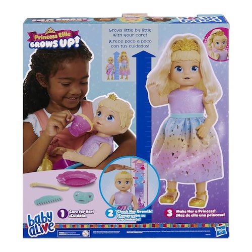 Baby Alive Princesa Ellie Grows Up Hasbro.
