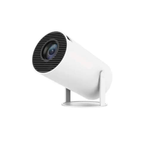 Proyector Hy300 5g 4k Compatible con iOS y Android Blanco.