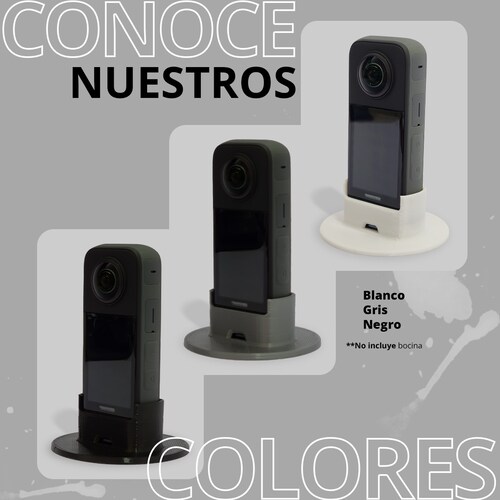 Adaptador Base Cámara Insta 360 X3