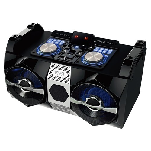 Minicomponente Bocina Bluetooth Recargable Select Sound Rave Dj Bt2018 