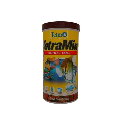 Alimento Hojuelas Pez TETRAMIN TROPICAL FLAKES 200GR Tetra.