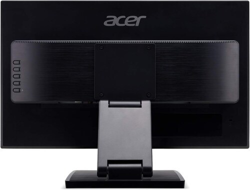 Acer UT241Y bmiuzx 23.8" Full HD (1920 x 1080) Zero Frame IPS Monitor táctil con Soporte inclinable de Doble bisagra (Puertos USB 3.1 Tipo-C, HDMI y VGA), Color Negro 