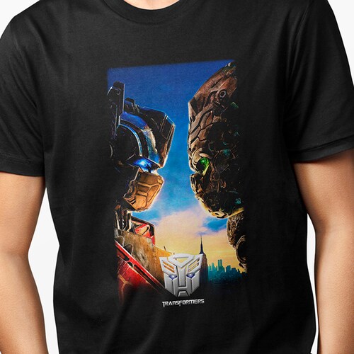 Playera Casual Negra para Hombre - Transformers