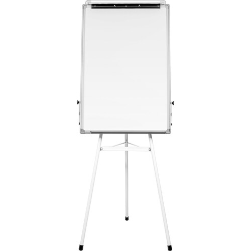 Pizarron Blanco 90x60cm Caballete Tripie Altura Ajustable
