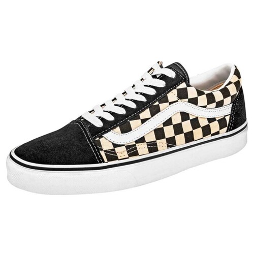 Tenis Casual Vans Old Skool Cuadros Beige VN0A38G1P .