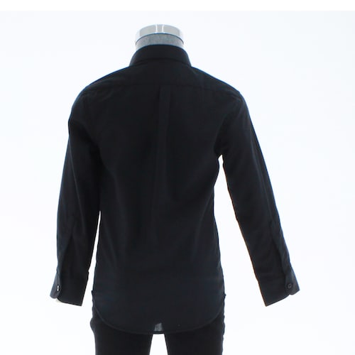 Camisa Negra De Vestir para Niño Manga Larga 3607 2-18 Años.