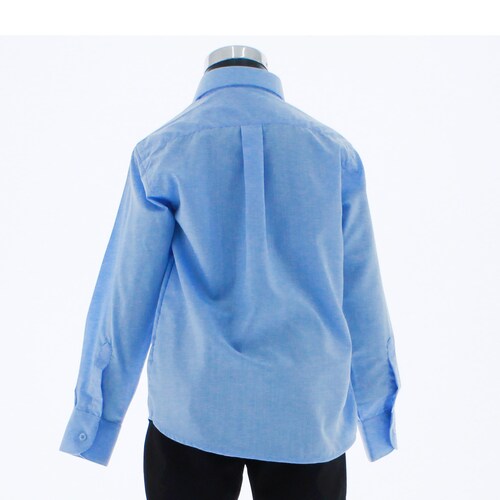 Camisa Azul Cielo De Vestir para Niño Manga Larga 3609 2-18 Años...