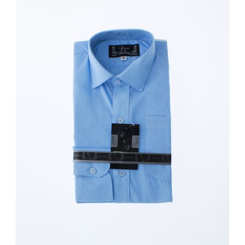 Camisa Azul Cielo De Vestir para Niño Manga Larga 3609 2-18 Años...