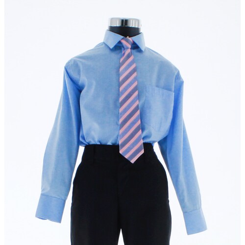 Camisa Azul Cielo De Vestir para Niño Manga Larga 3609 2-18 Años...