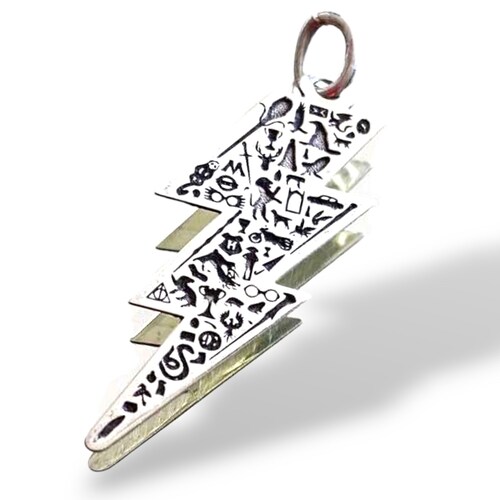 Charm o dije  de Cicatriz de Rayo de Harry Potter original