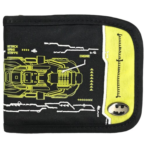 Cartera Con Monedero Infantil Batman.