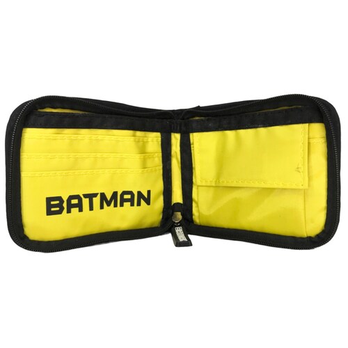 Cartera Con Monedero Infantil Batman.