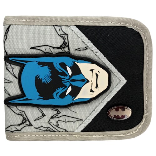 Cartera Con Monedero Infantil Batman.