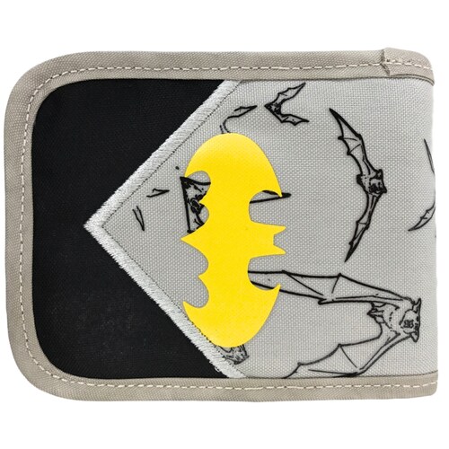 Cartera Con Monedero Infantil Batman.