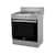 Estufa Midea MGS30FS1BEABG 6 Quemadores 30" con Copete Silver