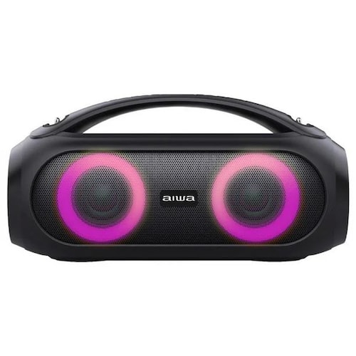 Bocina Portátil Bluetooth y luces + AUDIFONOS Aiwa combo AWS500B