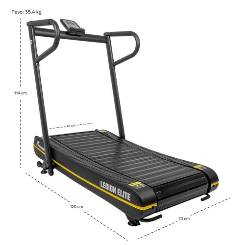 Caminadora Mecanica Curva Gym Alto Rendimiento Negro