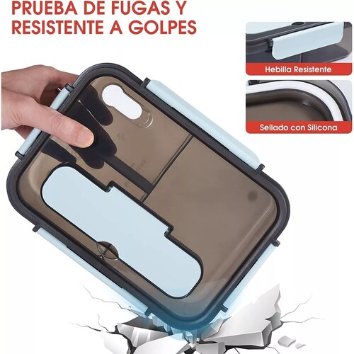 Lunch Box Loncheras Topper Para Lunch Fiambrera 1500 Ml