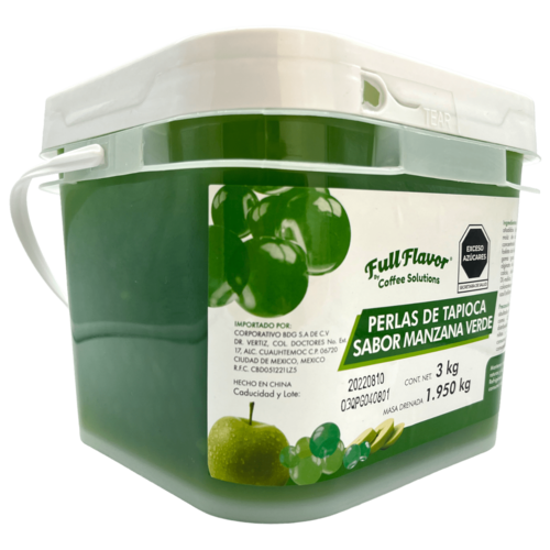 Popping / Perlas Explosivas 3kg Soda Italiana Manzana Verde