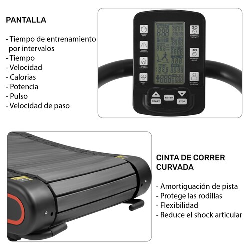 Caminadora Curva Mecanica Alto Rendimiento 8 Resistencias