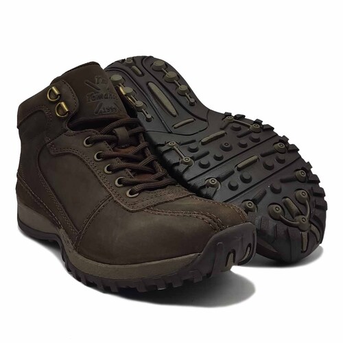 Bota Romanos 722 Café Rata Hombre Todo Terreno Senderismo Montañismo 100% Piel