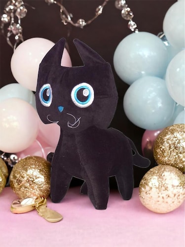  Peluche de gato negro, Nyxmart®