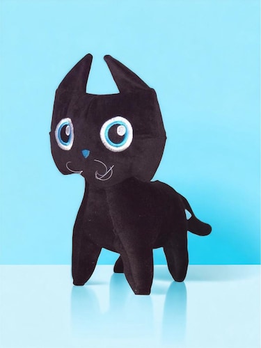  Peluche de gato negro, Nyxmart®