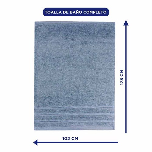 JH HOKINS - 4 piezas Set de Toallas para Baño, Toallas Premium, Toallas de Baño Algodón 100%, Ultra Suave, Toallas de Baño Grandes para Cuerpo 102x178 cm (Gris)