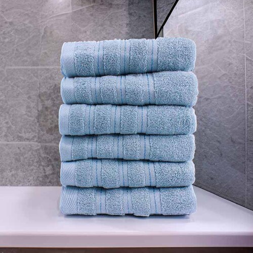 JH HOKINS - 6 piezas Set de Toallas para Baño, Toallas Premium, Toallas de Baño Algodón 100%, Ultra Suave, Toallas de Baño Grandes para Cuerpo 102x178 cm (Gris)