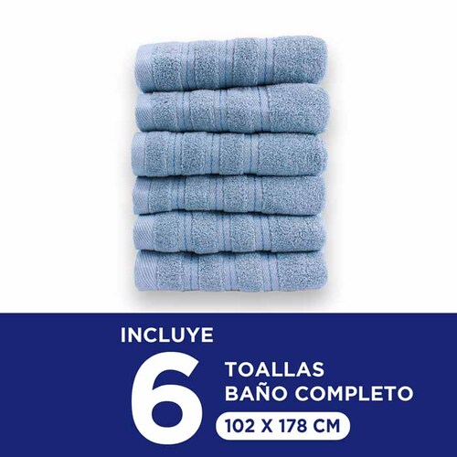 JH HOKINS - 6 piezas Set de Toallas para Baño, Toallas Premium, Toallas de Baño Algodón 100%, Ultra Suave, Toallas de Baño Grandes para Cuerpo 102x178 cm (Gris)
