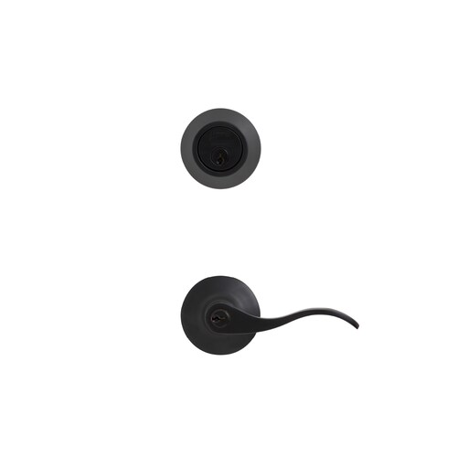 Cerradura Phillips Combo Nogal Llave-llave Color Negro