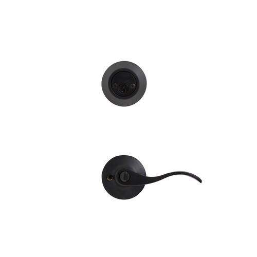 Cerradura Phillips Combo Nogal Llave-llave Color Negro