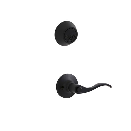 Cerradura Phillips Combo Nogal Llave-llave Color Negro