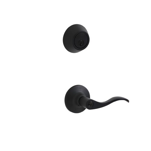 Cerradura Phillips Combo Nogal Llave-llave Color Negro