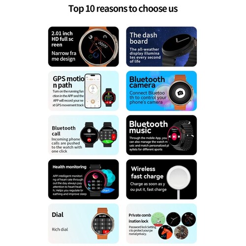 GT9 PRO Smartwatch W&O ShopinistaMeta.