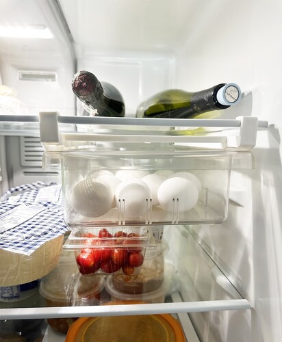 Contenedor Colgante De Huevos, Verduras y Carnes Frías Para Refrigerador