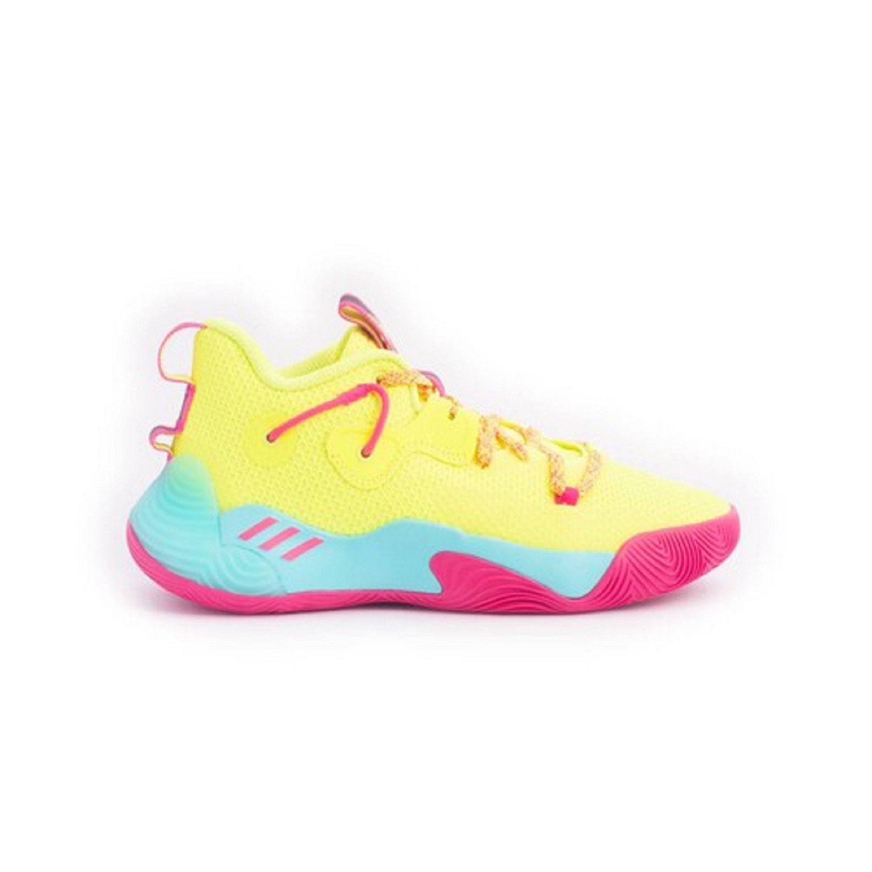 Tenis Adidas Harden Stepback 3 Amarillo Basketball Mujer