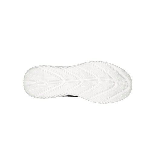 Tenis Deportivo Skechers Bounder Nasher Negro Blanco Para Hombre.