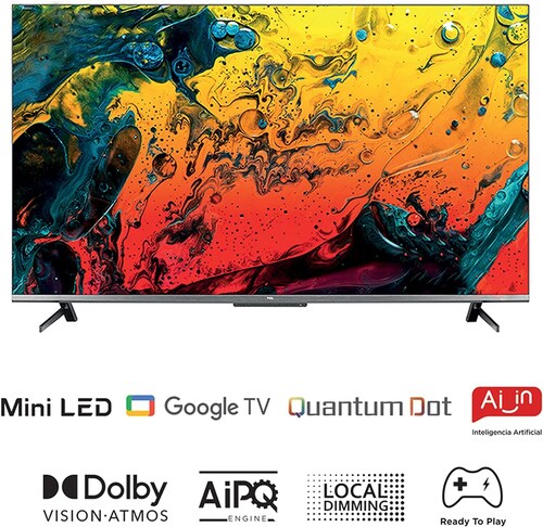 Pantalla Tcl 65¨ Mini Led Smart Tv De 65 4k/ultra Hd Google Tv 65r646 Serie 6