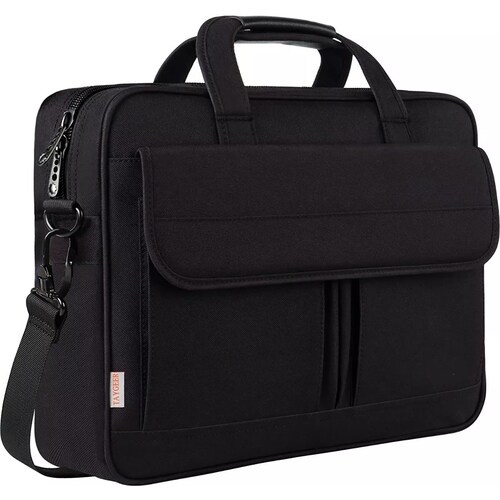 Maletín Portafolio Para Laptop De 15.6 In Hombre Impermeable Negro