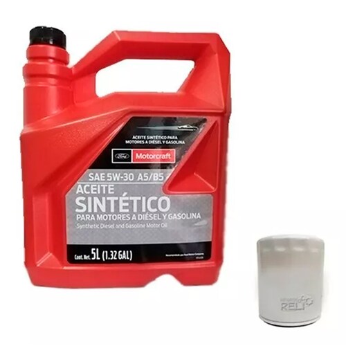 Kit Cambio Aceite Para Ford Focus 2.0 Aceite 5w30 Sintetico