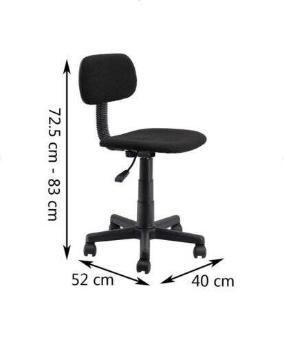 Silla para Oficina negra.