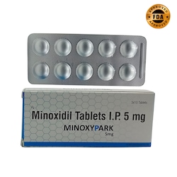 Minoxidil 5mg 30 Tabletas Minoxipark