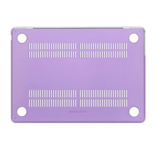 CARCASA FUNDA PROTECTOR CASE izÜg para Macbook Pro 13 A2338 M1 A2251 A2289 A2159 A1989 A1706 A1708 CRYSTAL MORADO