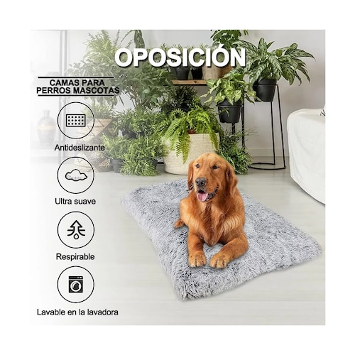 Cama Para Perros Gatos Mascota 75*50 Antiestrés Supercómoda