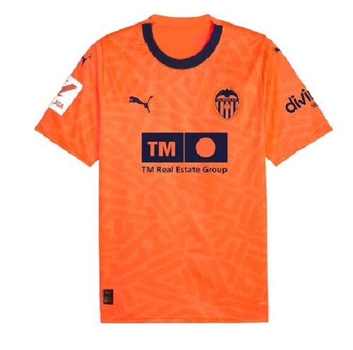 Increible!  Jersey Valencia Murcielagos 2024 Tercero Naranja Talla XL