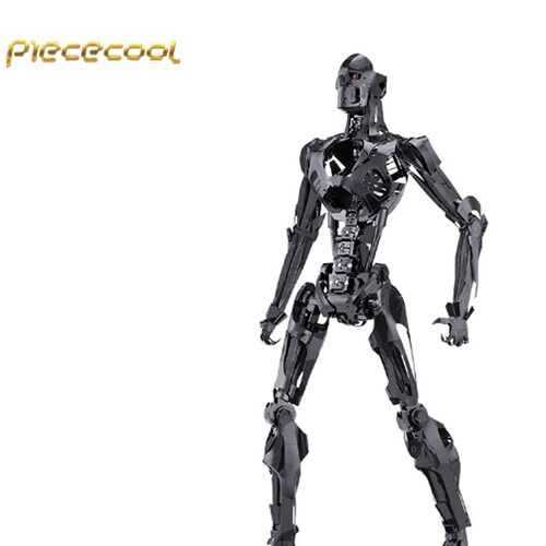 Rompecabezas de Metal 3d Terminator Negro.