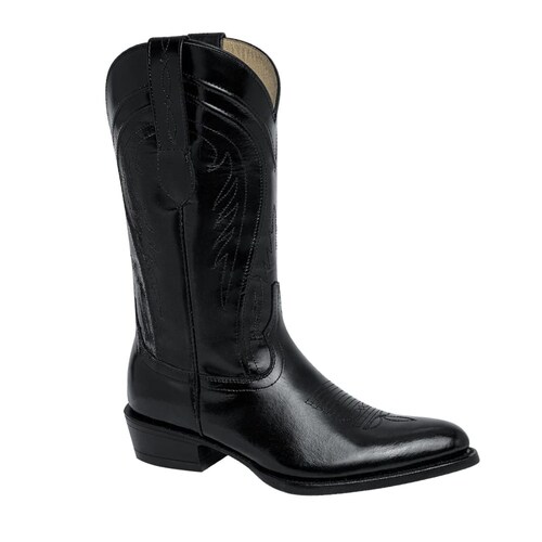 Botas vaqueras lisas color negro marca JC McCoy, de hombre, mod. 1103865